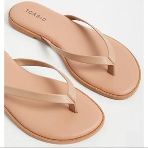 Torrid Nude Flip Flop Thong Sandals